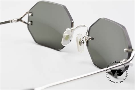 oversized octagon glasses|rimless octagonal glasses.